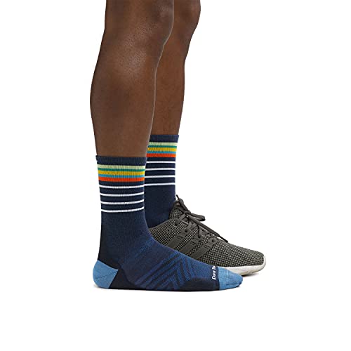 Darn Tough Men's Stride Micro Crew Ultra-Lightweight Running Sock (Style 1036) - Eclipse, Large