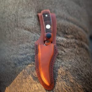 Old Timer Generational USA Series 152OTG Sharpfinger Fixed Blade Knife with Stainless Steel Clip Point Skinner Blade, Bone Handle, and Made in USA for Hunting, Skinning, Field Dressing and Outdoors