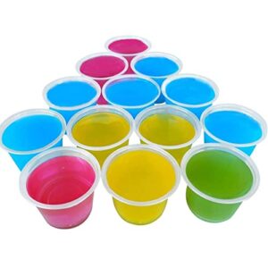 [400 Count -1oz] Disposable Plastic Shot Glasses,Clear Small Cups,Condiment Cups,CondimentsTasting, Sauce, Dipping, Samples Cups