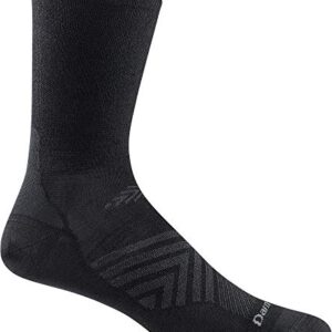 Darn Tough Men's Micro Crew Ultra-Lightweight Run Sock (Style 1035) - Black, Large