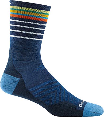 Darn Tough Men's Stride Micro Crew Ultra-Lightweight Running Sock (Style 1036) - Eclipse, Large