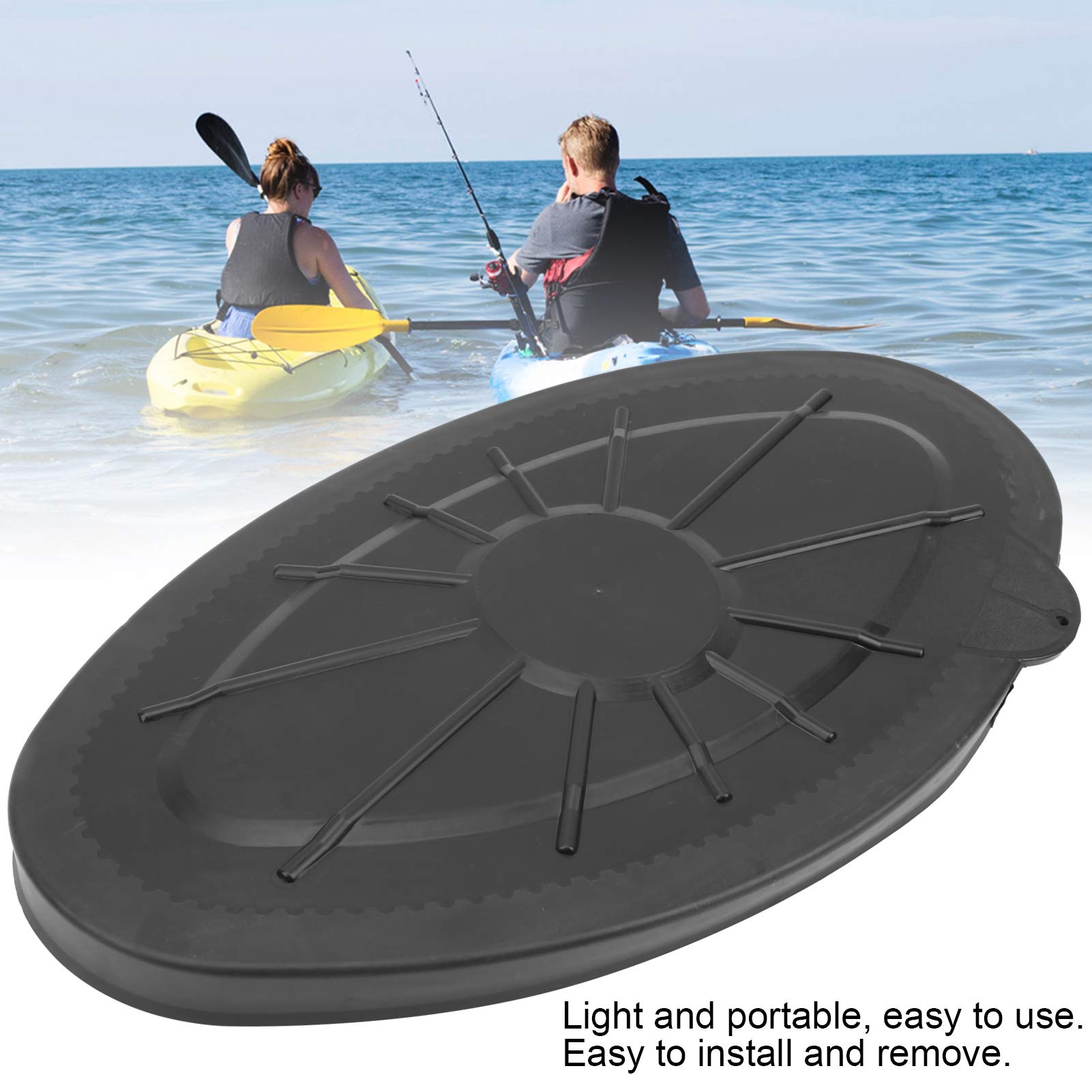 VGEBY Kayak Deck Hatch Cover, Waterproof Round Kayak Compartment Cover Plate Fit for Marine Boat Canoe Kayak Hatch Cover Kayak Hatch Cover Kayak Cover