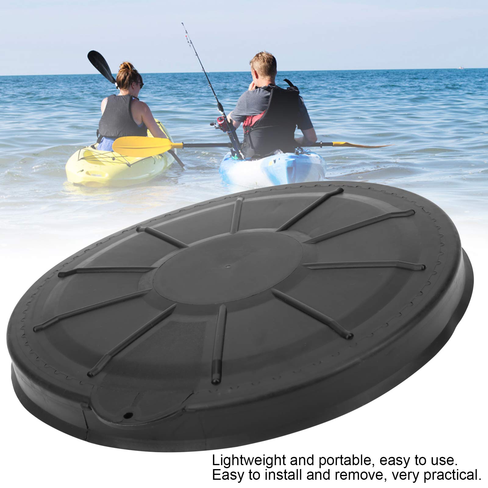 VGEBY Kayak Compartment Cover, Canoeing Kayak Dedicated Storage Warehouse Round Hatch Cover Accessory Row A Boat Accessories Kayak Hatch Cover 10 Comkayak