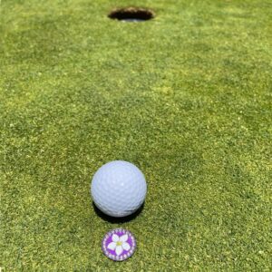 Giggle Golf Bling Flower Ball Marker Pack | includes One Daisies, One Sunflower, and One Plumeria Bling Ball Marker with One Magnetic Hat Clip