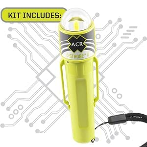 ACR ResQFlare E-Flare Safety Kit - Marine Electronic Boat Flare Meets USCG Daytime and Nighttime Coast Guard Boating Requirements