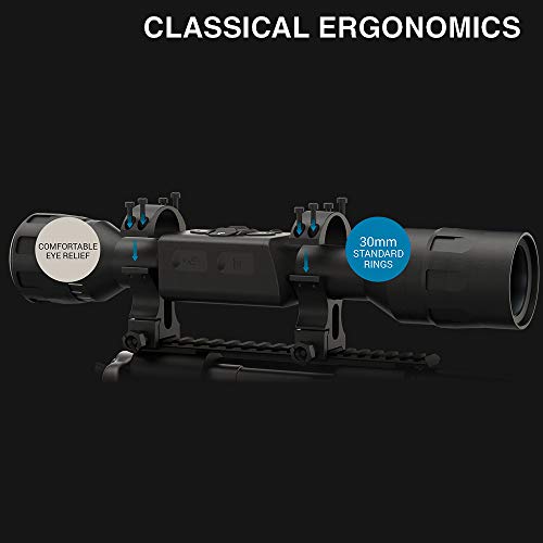 X-Sight LTV Ultra Light Day/Night Hunting Scope w/QHD+Sensor, Video Record, 10hrs+ Battery Power (5-15x)