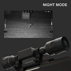 X-Sight LTV Ultra Light Day/Night Hunting Scope w/QHD+Sensor, Video Record, 10hrs+ Battery Power (5-15x)