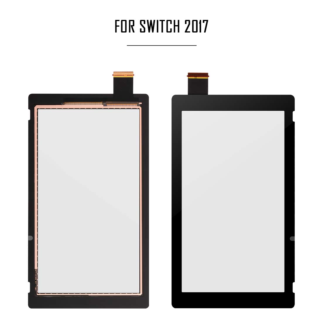 Replacement LCD Screen and Digitizer Touch Screen Set for Nintendo Switch 2017 HAC-001(Remove The 2 Sides Film Before Installation)(Not Included Adhesives)