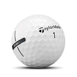 TaylorMade Distance+ Golf Balls 2021, White