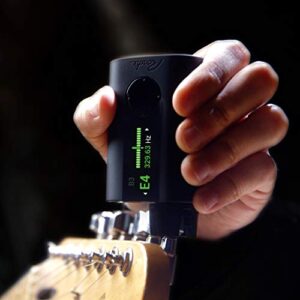 ROADIE 3 | Smart Automatic Guitar Tuner, Metronome & String Winder | For Electric Guitars, Acoustic Guitars, 12-String Guitars, Ukulele, Banjo, Mandolin | 150+ Alternate Tunings