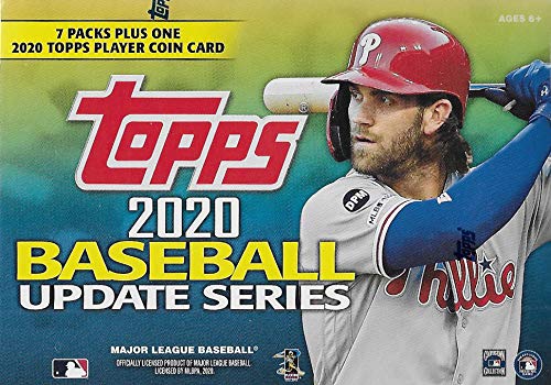 2020 Topps Traded and Update Series Baseball Unopened Blaster Box of Packs with 99 Cards including One EXCLUSIVE Coin Card and Possible Rookies Autographs and Jersey Cards