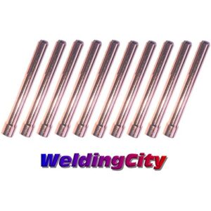 WeldingCity Pack of 10 Collet 10N24 (3/32") for TIG Welding Torch 17, 18 and 26 Series from Lincoln Miller ESAB Weldcraft CK