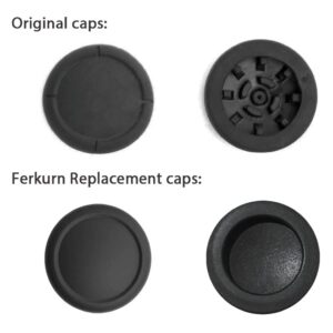 Ferkurn Joystick Replacement Cap Thumb Grip Compatible with Switch Joy-con Switch OLED& Switch Lite, Joycon Grip Button Stick Cover Controller 3D Analog Skin Replacement Part Repair Kit Accessories