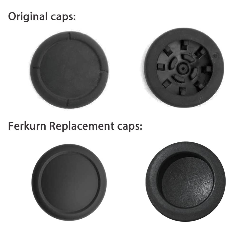 Ferkurn Joystick Replacement Cap Thumb Grip Compatible with Switch Joy-con Switch OLED& Switch Lite, Joycon Grip Button Stick Cover Controller 3D Analog Skin Replacement Part Repair Kit Accessories