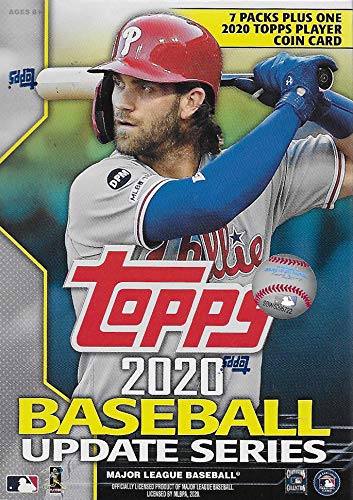 2020 Topps Traded and Update Series Baseball Unopened Blaster Box of Packs with 99 Cards including One EXCLUSIVE Coin Card and Possible Rookies Autographs and Jersey Cards