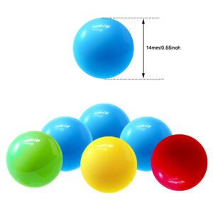 Hotusi 40Pcs Game Replacement Marbles Balls Compatible with Hungry Hungry Hippos(4 Colors)