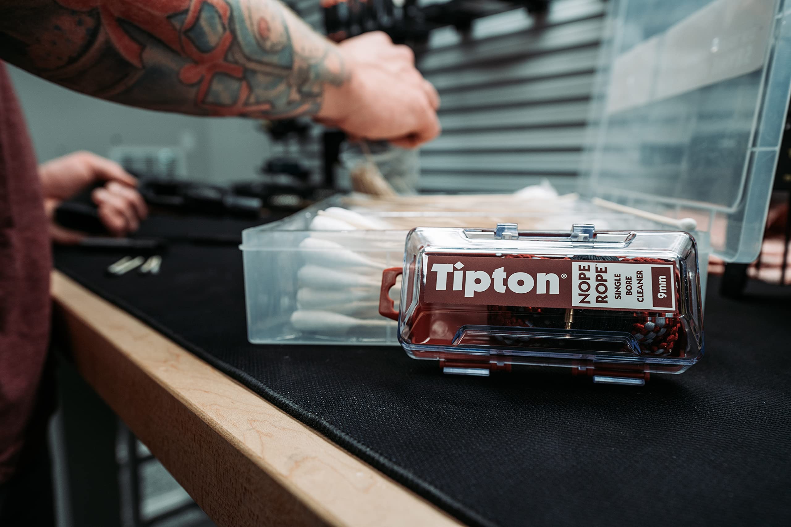 Tipton Nope Ropes – 9mm Pull Through Bore Ropes with End to End Connection and Case for Firearm Maintenance