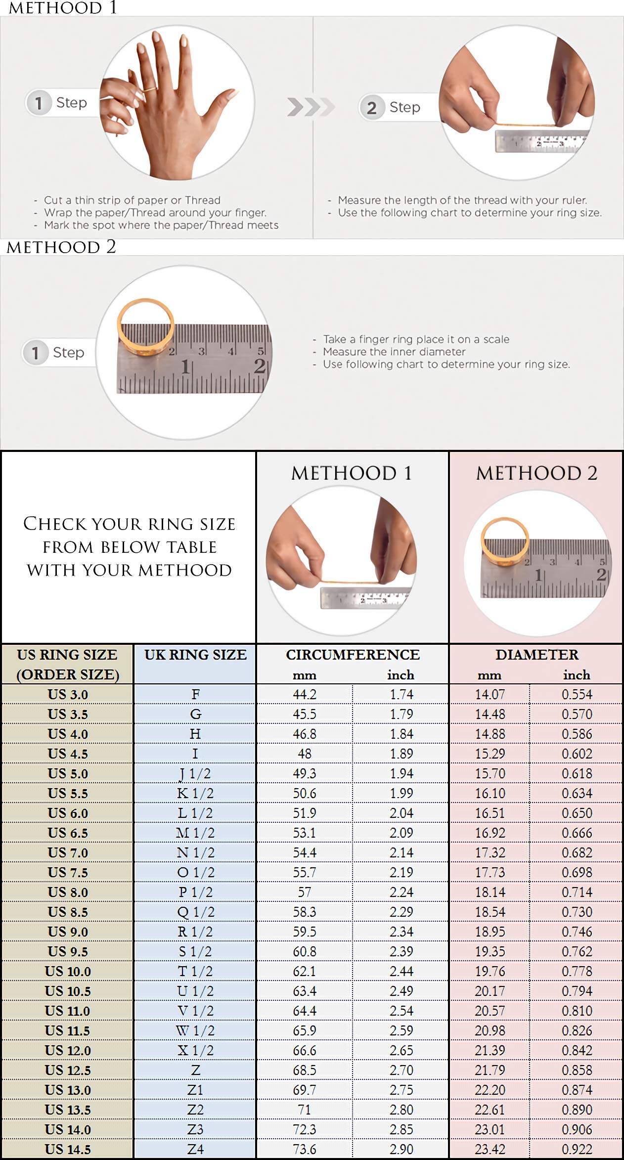 VOLVIROS 1 CT Round Cut Moissanite Engagement Rings for Women for Women Platinum Plated Silver Size 4