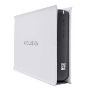 Avolusion PRO-5X Series 2TB USB 3.0 External Gaming Hard Drive for PS4 Original, Slim & Pro (White)