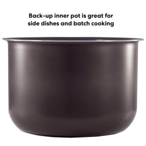 Instant Pot Ceramic Inner Cooking Pot - 6 Quart and Silicone Cover 5 & 6 quart