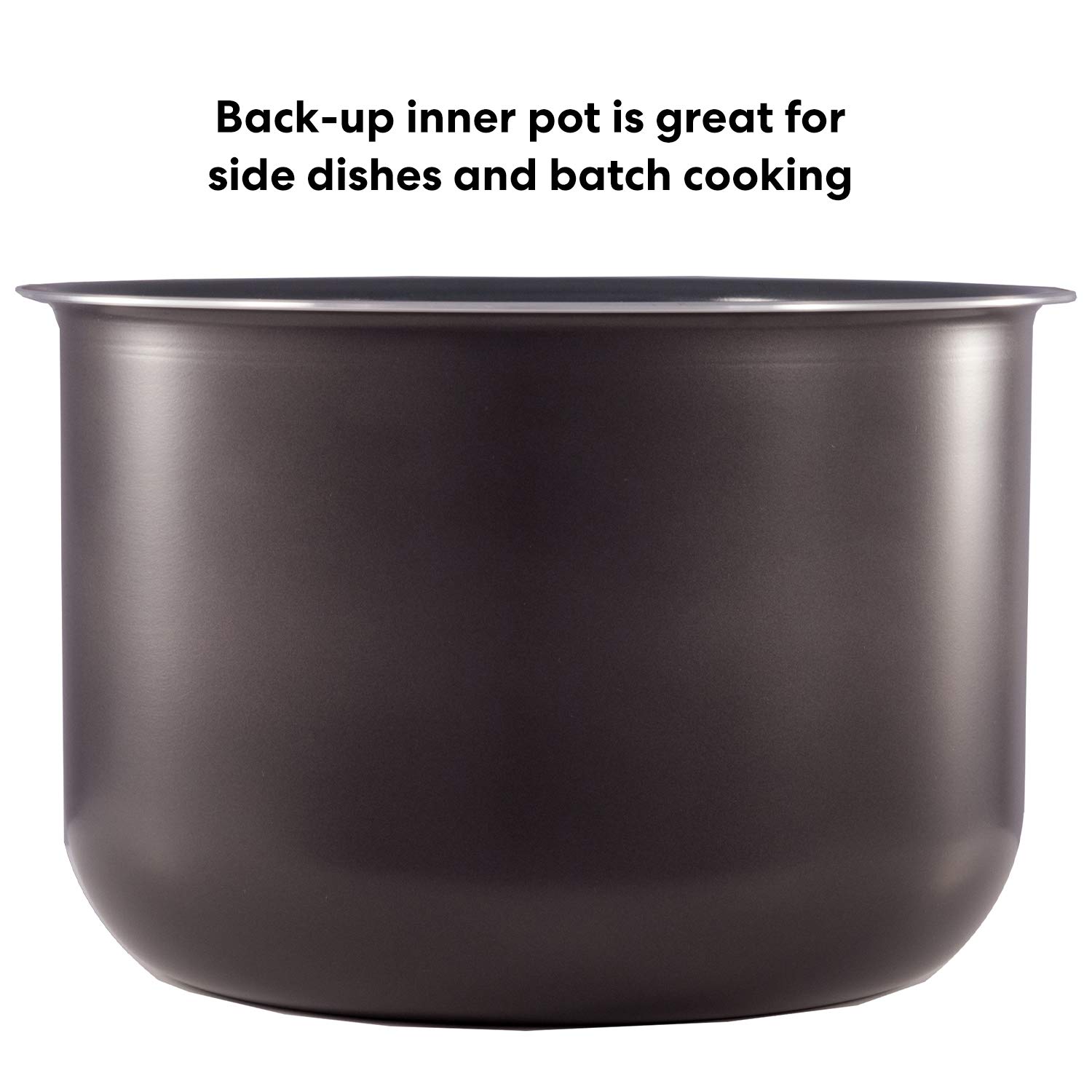 Instant Pot Ceramic Inner Slow Cooking Pot 6-Qt + Instant Pot 2-Pack Sealing Ring