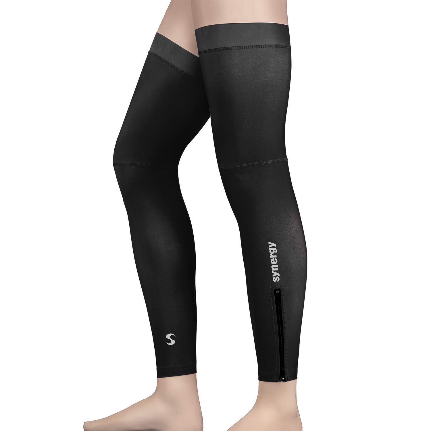 Synergy Cycling Leg Warmers (Black, S/M)