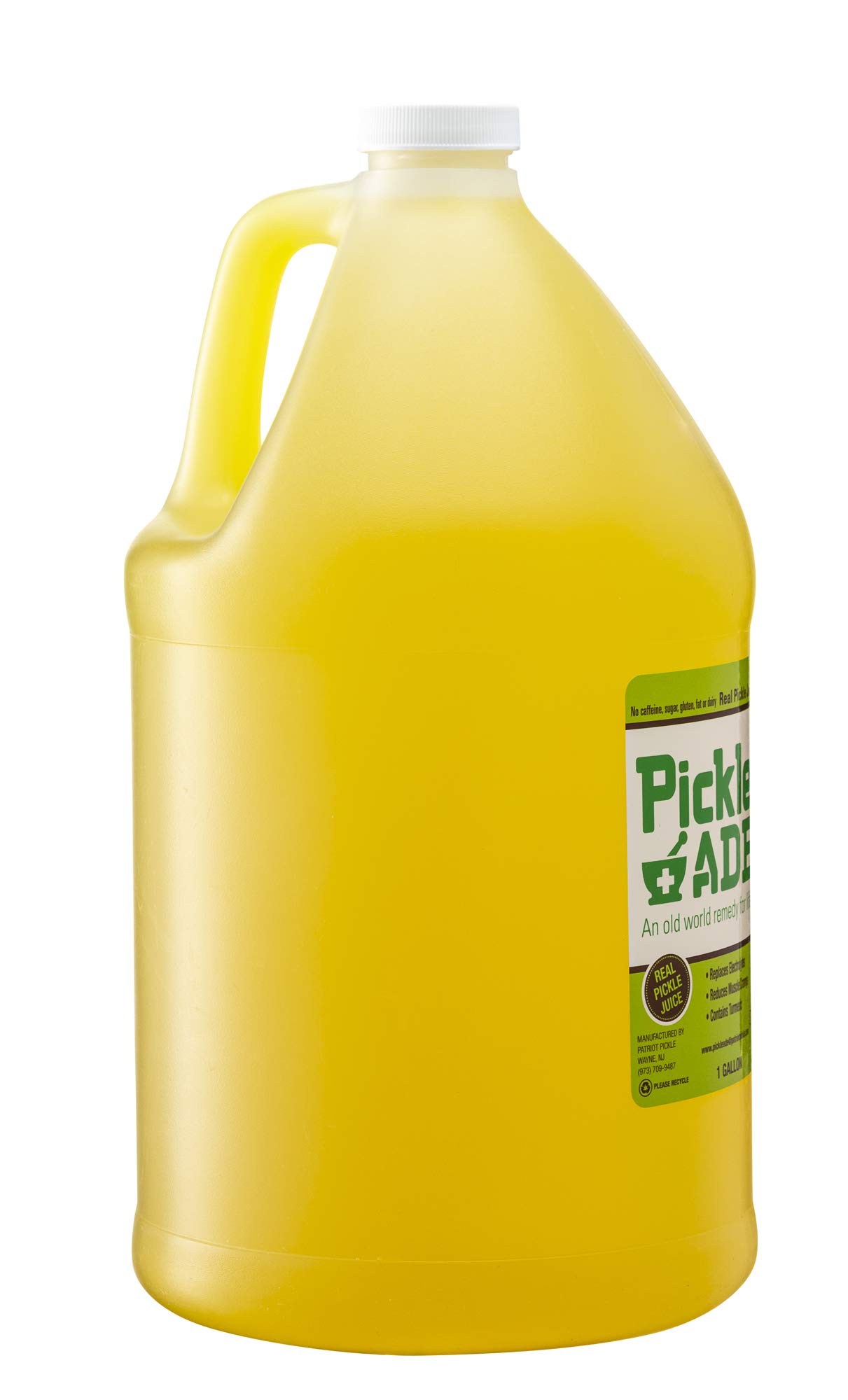 PickleAde, Dill Pickle Brine Juice, Replaced Electrolytes and Reduces Muscle Cramps, 1 Gal (128oz)