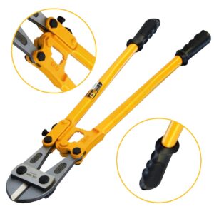 Tolsen Bolt Cutters Heavy Duty, Bolt Cutter for Padlocks, 42-inch Heavy Duty Bolt Cutter, Chain, Rods, Rivets, Locks and Wire Cutter - Ergonomic Non-Slip Handle Bolt Cutter - 42'' Bolt Cutter