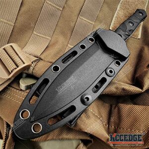 Hunting Knife Tactical Knife Survival Knife 8" Fixed Blade Knife w/ Molle Compatible Pressure Retention Sheath Camping Accessories Survival Kit Survival Gear Tactical Gear 79965 (Desert Tan)