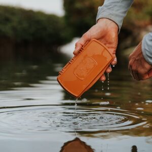 fishpond Tacky Pescador Fly Box - Burnt Orange | Waterproof Fly Box | Silicone Slits