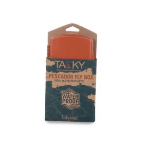 fishpond Tacky Pescador Fly Box - Burnt Orange | Waterproof Fly Box | Silicone Slits