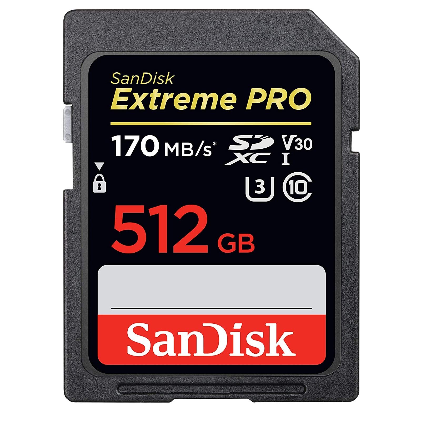 SanDisk 512GB Extreme Pro SD Memory Card SDXC UHS-I Card for Sony Alpha a7C, a6600, a6100, a6400 Camera (SDSDXXY-512G-GN4IN) U3 UHD Video Class 10 Bundle with (1) Everything But Stromboli Card Reader