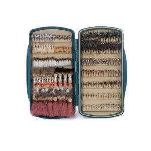 fishpond tacky pescador fly box - baja blue | waterproof fly fishing fly box