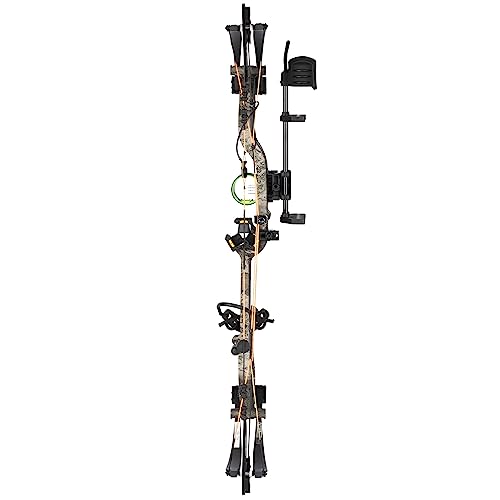 Bear Archery Legit Ready to Hunt Compound Bow Package for Adults & Youth, Right Hand, True Timber Strata