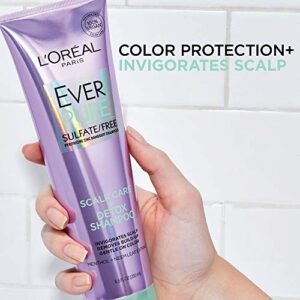 L'Oreal Paris EverPure Scalp Care + Detox Sulfate Free Shampoo & Conditioner, 8.5 Ounce (Set of 2)