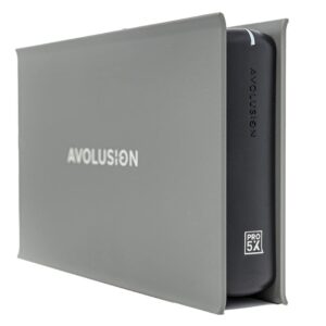 Avolusion PRO-5X Series 2TB USB 3.0 External Gaming Hard Drive Works for PS4 Original, Slim & Pro (Grey)