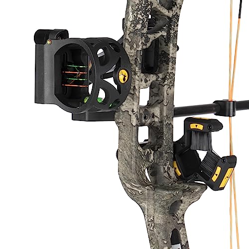 Bear Archery Legit Ready to Hunt Compound Bow Package for Adults & Youth, Right Hand, True Timber Strata