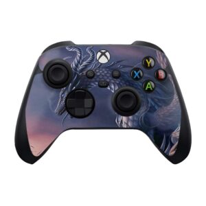 mighty skins skin compatible with xbox series x and s controller - dragon fantasy | protective, durable, and unique vinyl decal wrap cover | easy to apply and change styles | made in the usa