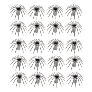 LoveinDIY 100x Shrimp Nickel Squid Hooks Umbrella Hooks Fishing Jig Tackle Equipment