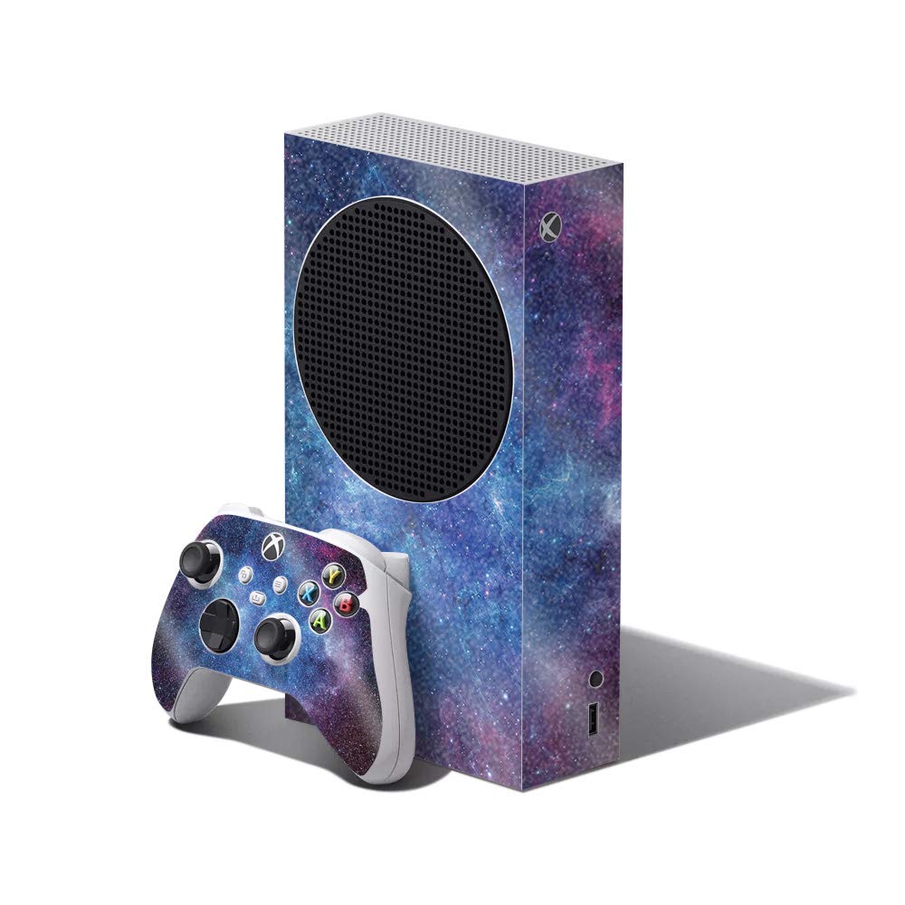 MIGHTY SKINS Glossy Glitter Skin Compatible with Xbox Series S Bundle - Nebula | Protective, Durable High-Gloss Glitter Finish | Easy to Apply and Change Styles | Made in The USA (GL-MIXBSERSCMB-Nebula)