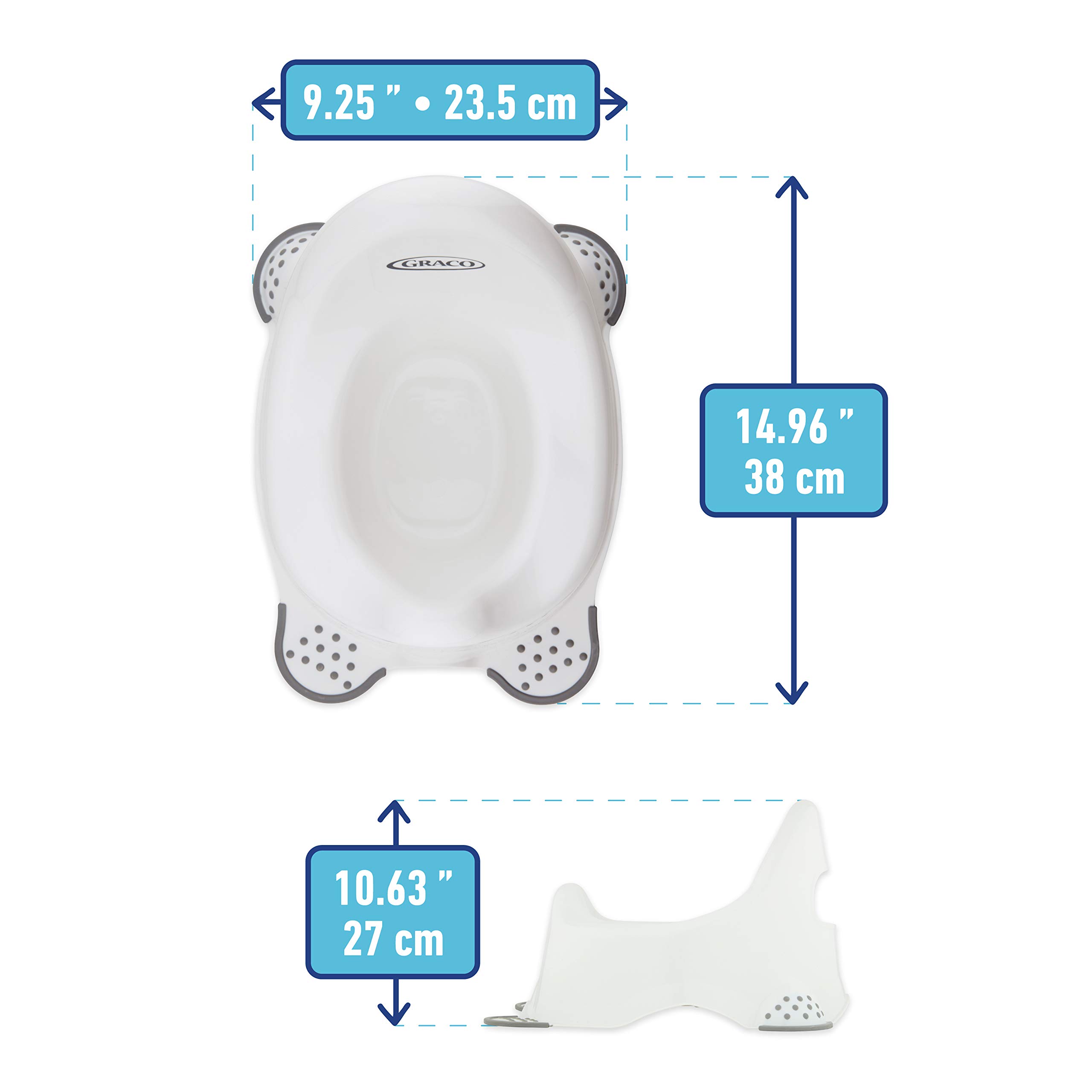 Graco Steady Potty with Anti-Slip Grip - White