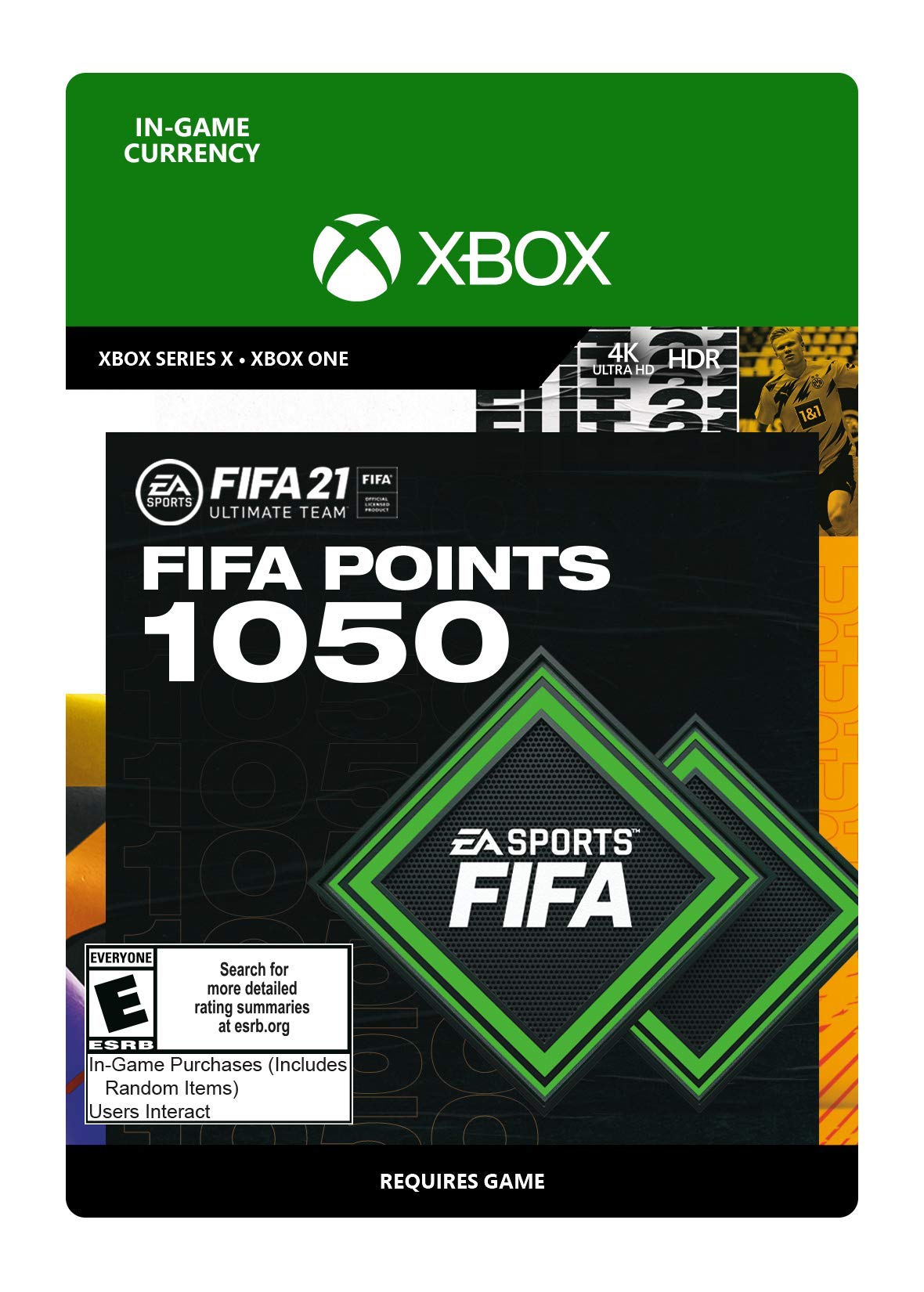 FIFA 21 Ultimate Team 1050 Points - Xbox Series X [Digital Code]