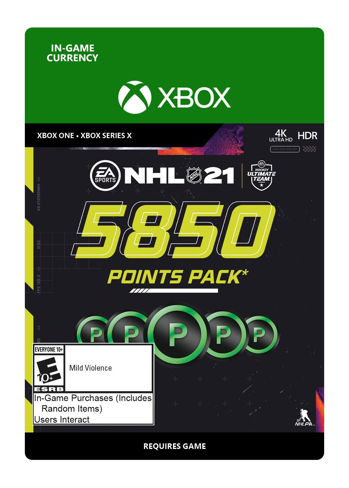 NHL 21: 5850 Points - Xbox Series X [Digital Code]