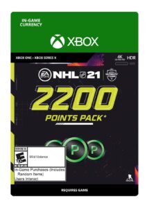 nhl 21: 2200 points - xbox series x [digital code]