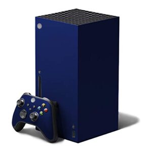 cobalt blue - vinyl decal mod skin kit by system skins - compatible with microsoft xbox series x console (xbx)