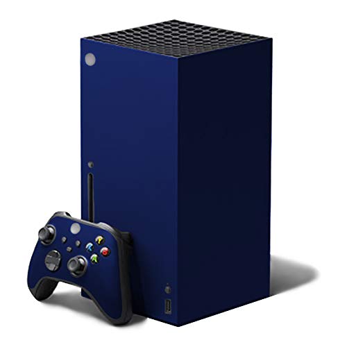 COBALT BLUE - Vinyl Decal Mod Skin Kit by System Skins - Compatible with Microsoft Xbox Series X Console (XBX)