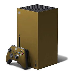 GALLANT GOLD - Vinyl Decal Mod Skin Kit by System Skins - Compatible with Microsoft Xbox Series X Console (XBX)