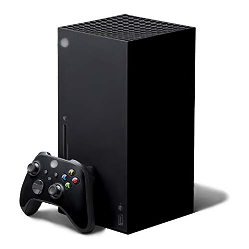 GLOSS BLACK - Vinyl Decal Mod Skin Kit by System Skins - Compatible with Microsoft Xbox Series X Console (XBX)