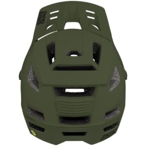 IXS Unisex Trigger FF MIPS (Olive,ML)- Adjustable with Compatible Visor 57-59cm Adult Helmets for Men Women