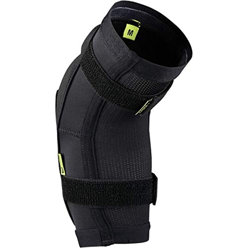 IXS FLOW EVO+ BREATHABLE MOISTURE-ELBOW GUARD, DIRT BIKE PROTECTIVE GEAR, MOUNTAIN BIKE PADS, ELBOW SLEEVE, WICKING PADDED PROTECTIVE ELBOW PADS (Black, XXL)